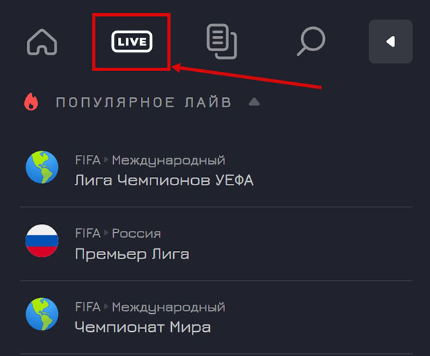 Лайв-раздел