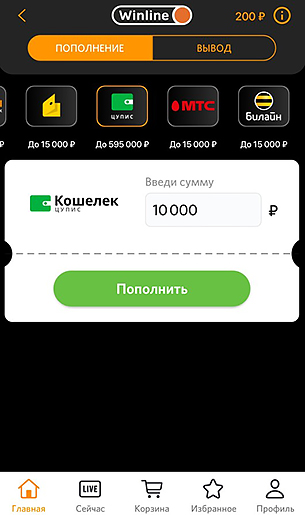 Ввести сумму