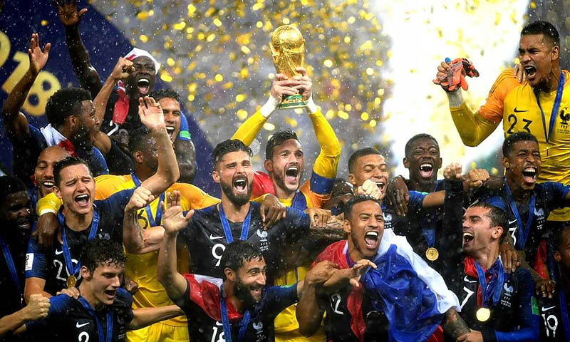 Франция — чемпион мира в 2018 году
