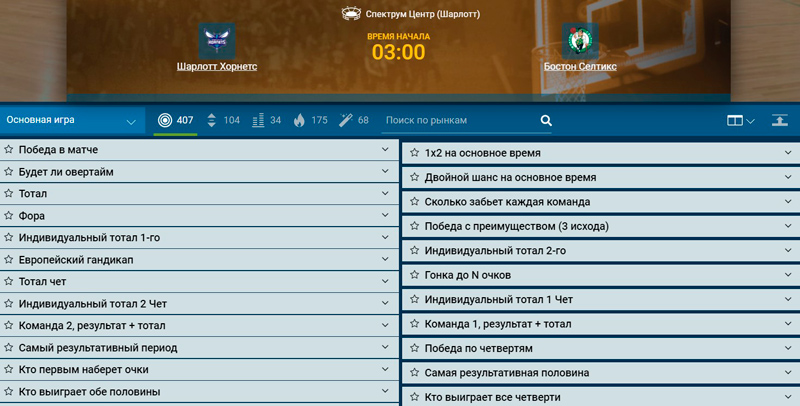 Сайт букмекерской конторы