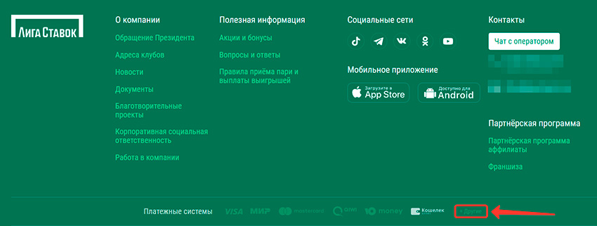 Все платежные системы